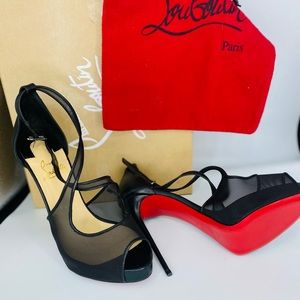 Christian Louboutin Black Mariacar 120 39